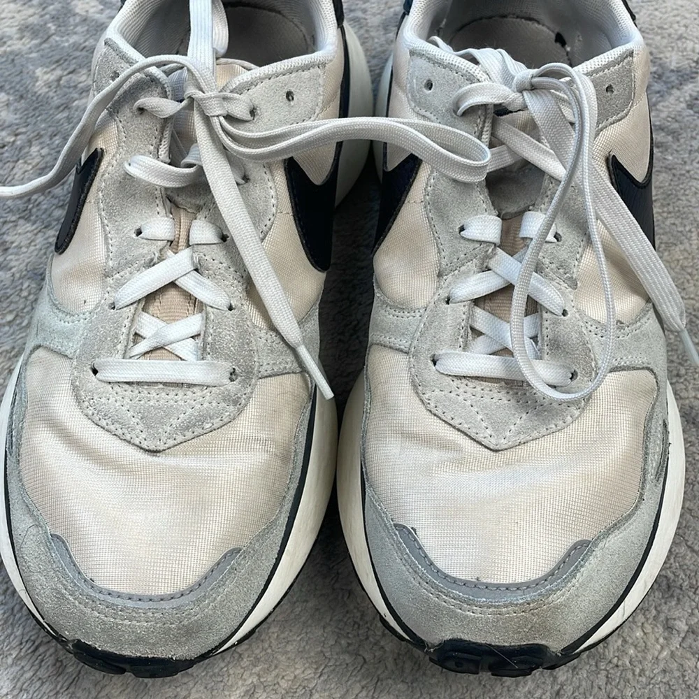 Nike Phoenix Waffle Sneakers Athletic Shoes White Sanddrift Black Womens 9.5 - Picture 12 of 15
